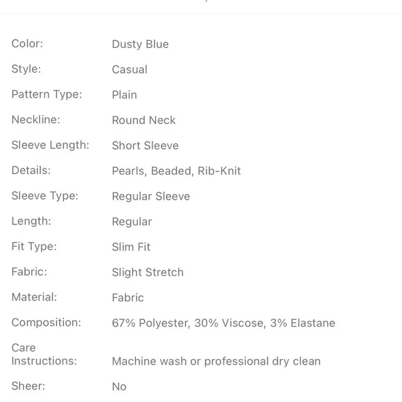 Beaded Pearl Tee - Picture 7 of 9